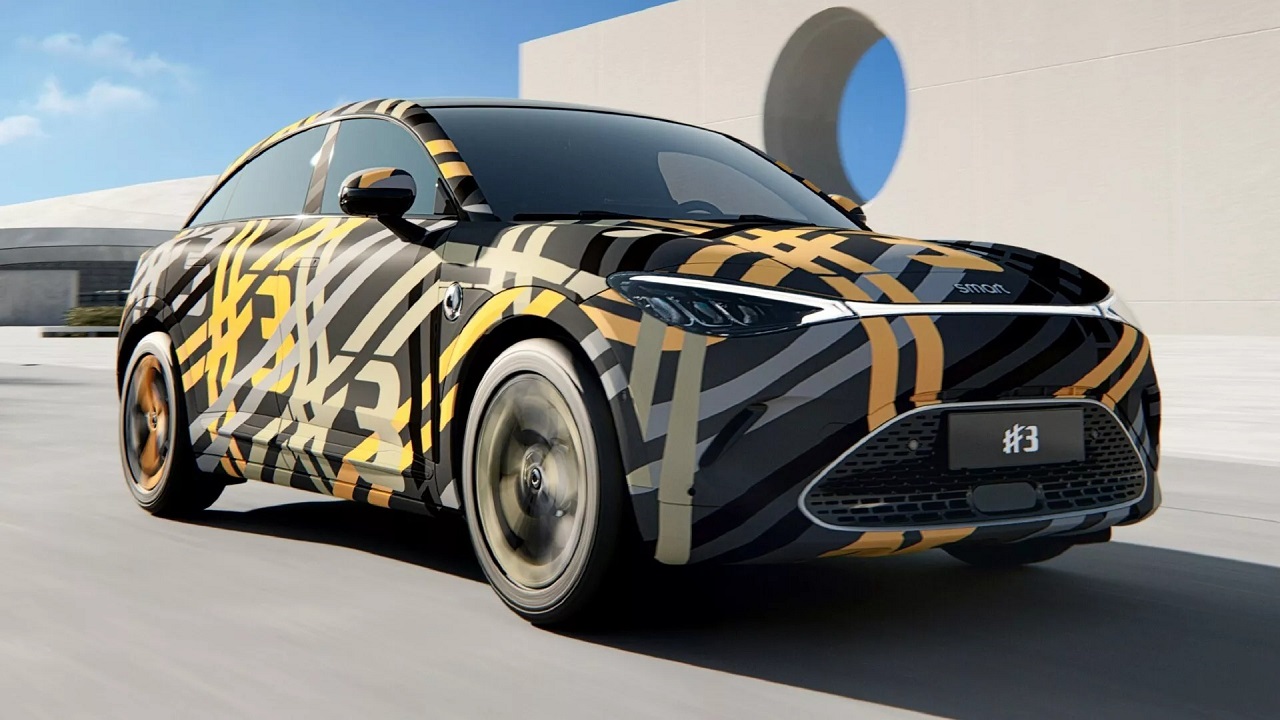 Smart #3: nuove immagini teaser per il SUV Coupé