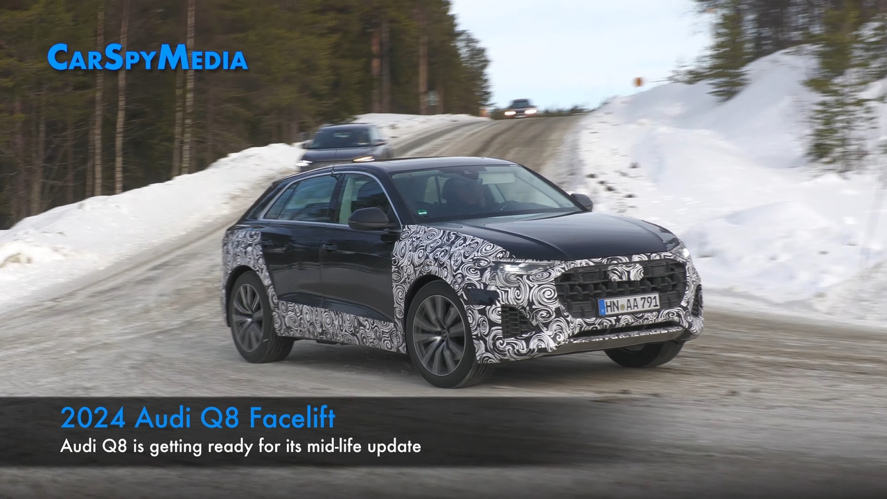 Audi Q8 2024 prototipo Scandinavia
