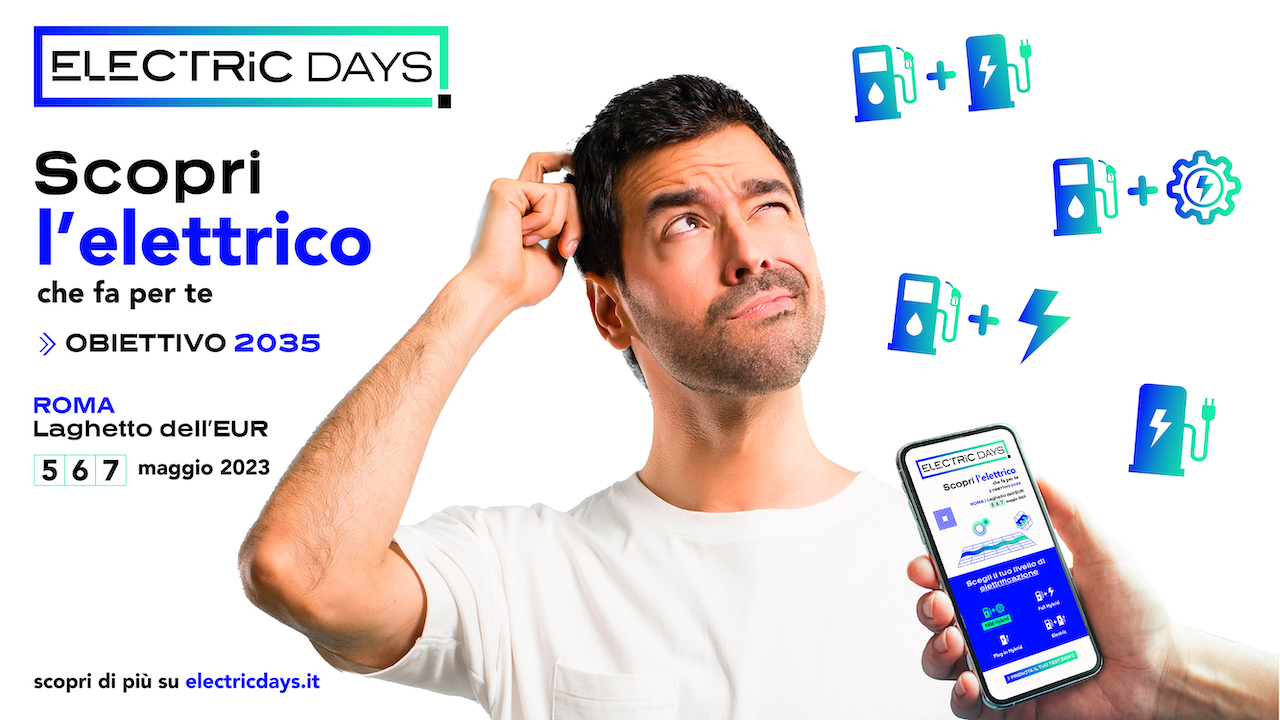 Electric Days 2023: oltre 30 vetture ibride ed elettriche a Roma