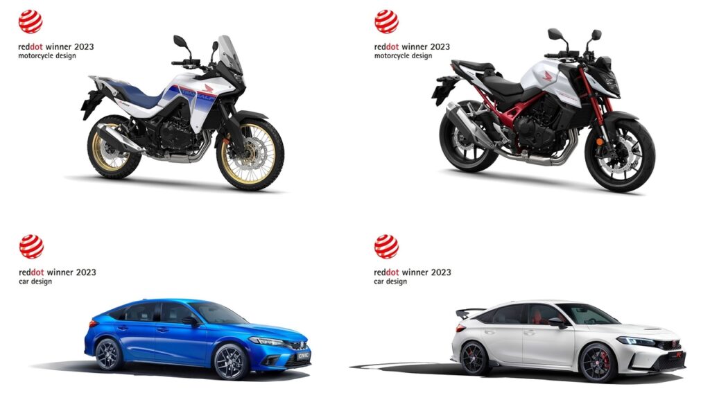 Honda vince quattro premi ai Red Dot Design Awards 2023