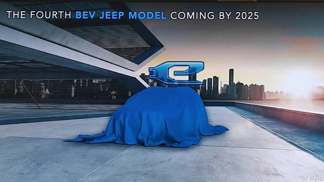 Jeep: prima immagine teaser del quarto SUV EV