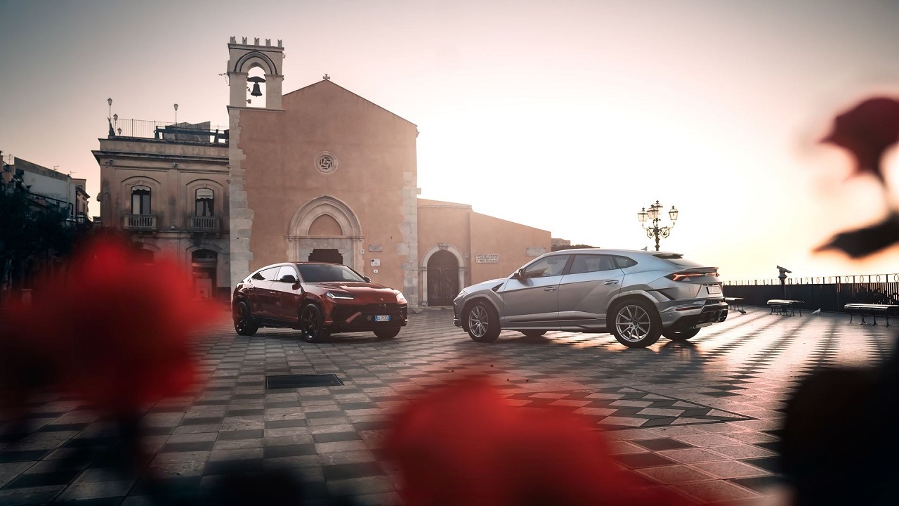 Lamborghini Urus S sulle strade di Taormina
