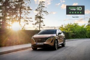 Nissan Ariya ottiene 5 stelle da Green NCAP