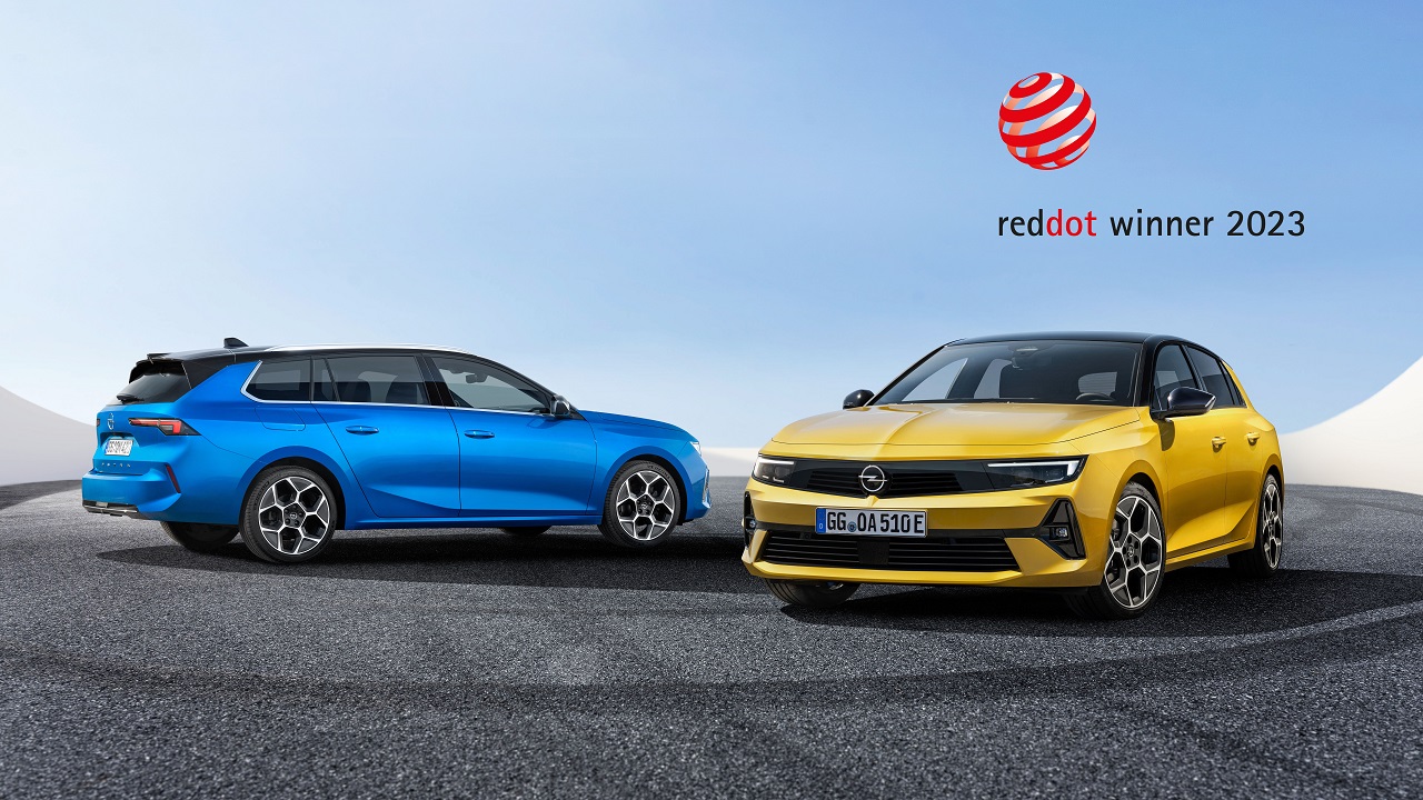Opel Astra vince il Red Dot Award 2023