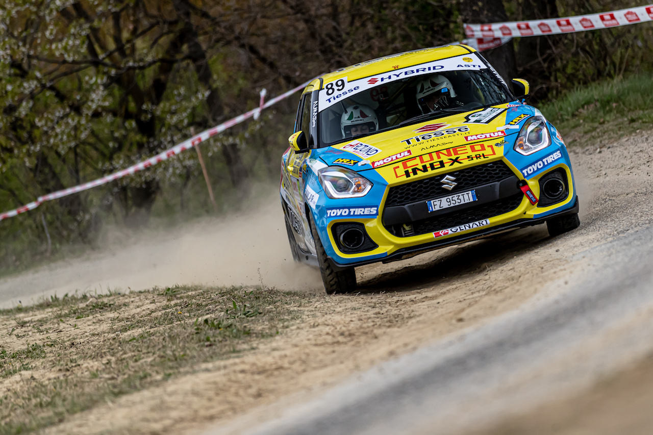 Suzuki Rally Cup 2023: Giordano-Siracusa centrano la doppietta in Piemonte