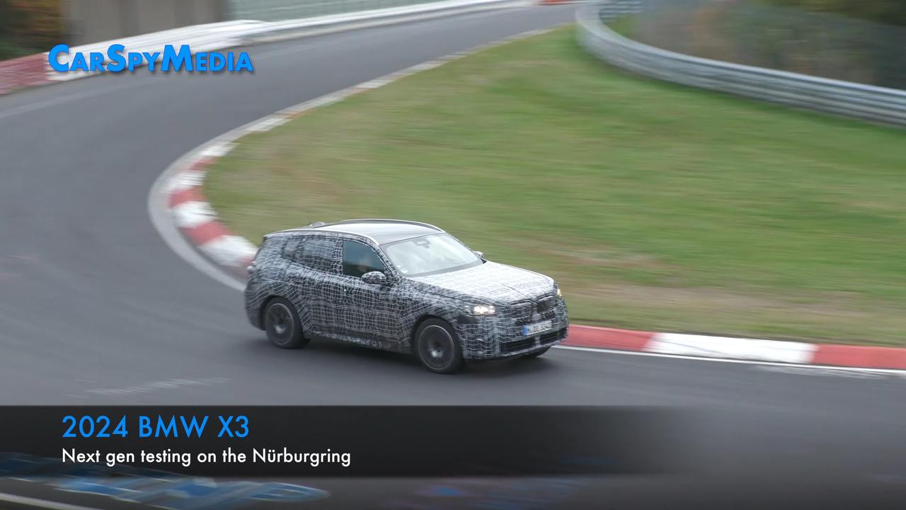BMW X3 M 2024 prototipo Nurburgring