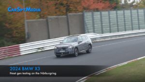 BMW X3 M 2024: primo avvistamento della nuova generazione [VIDEO SPIA]