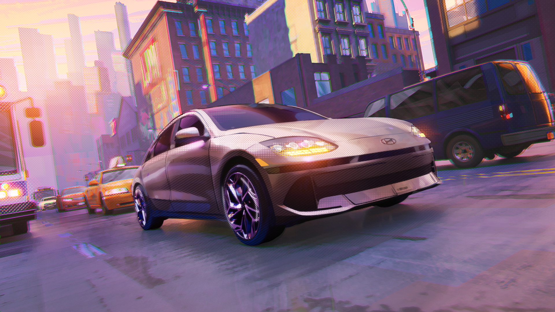 Hyundai film Spider-Man Across the Spider-Verse