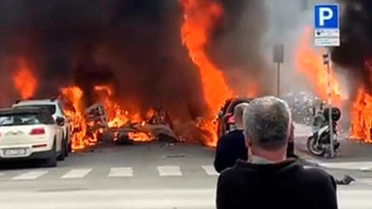 Incendio Milano: in un video il momento dell’esplosione