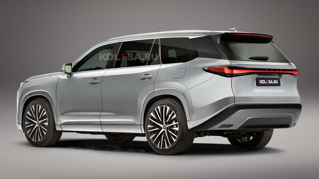 Lexus TX render Kolesa