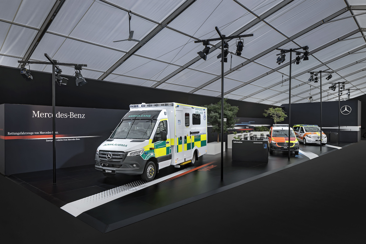 Mercedes protagonista della fiera europea del soccorso RETTmobil 2023