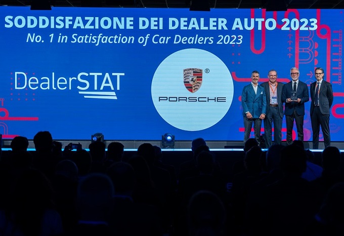 Porsche Italia si aggiudica il DealerSTAT 2023: è il brand col più alto grado di soddisfazione dei concessionari