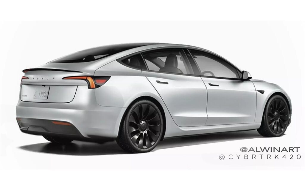 Tesla Model 3 Restyling: sarà questo il suo design? [RENDER]