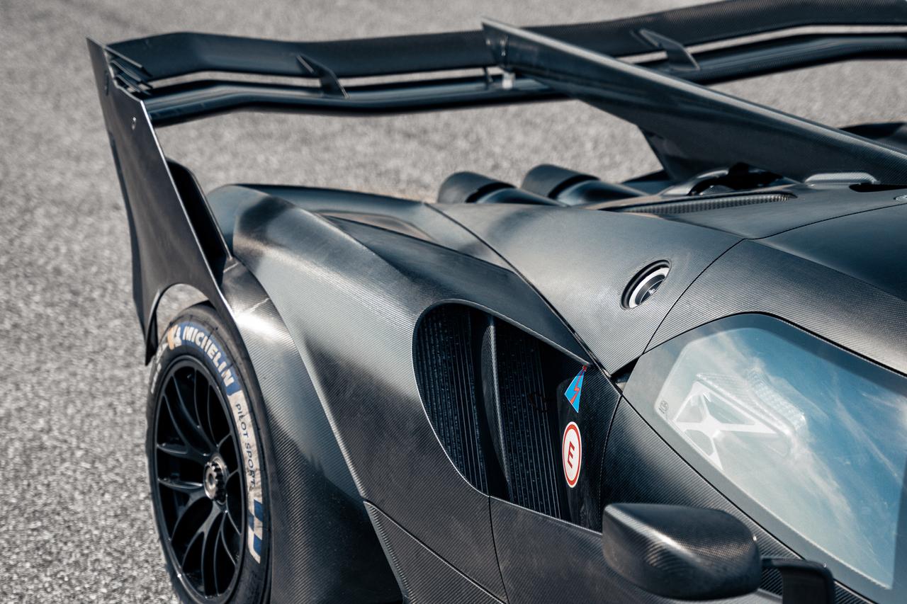 Bugatti Bolide test pista