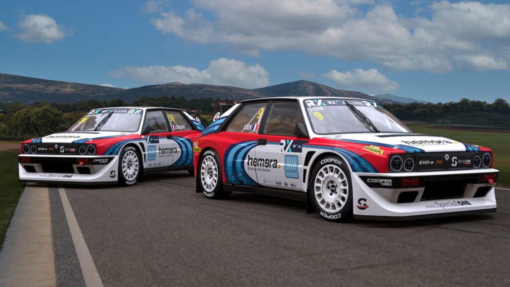 Lancia Delta Evo-e RX: svelata la vettura da rally elettrica con livrea Martini [FOTO]