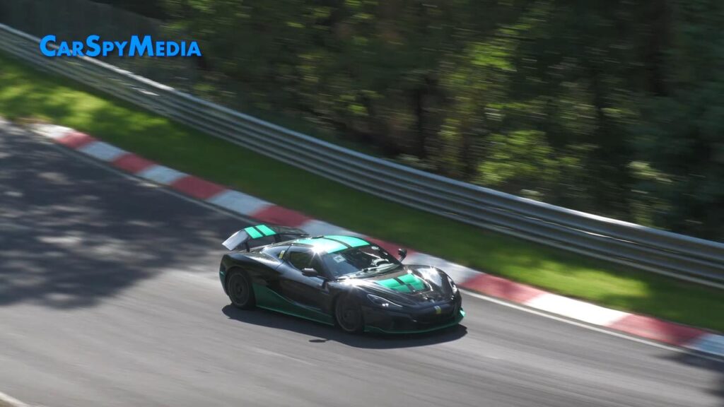 Rimac Nevera beccata per la prima volta sul Nurburgring [VIDEO SPIA]