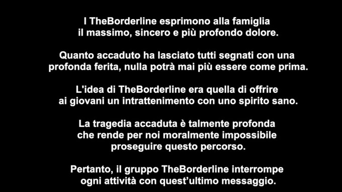 Incidente a Casal Palocco, i TheBorderline chiudono il canale YouTube: “Segnati da un profonda ferita, impossibile proseguire”