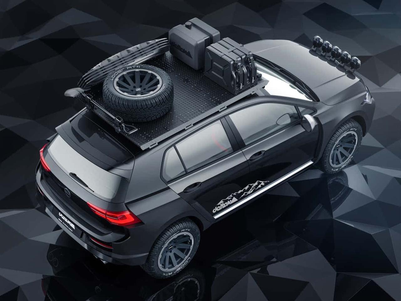 Volkswagen Golf R Delta4x4 render