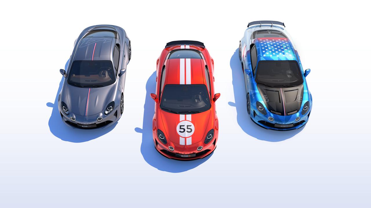 Alpine A110 tre nuove livree