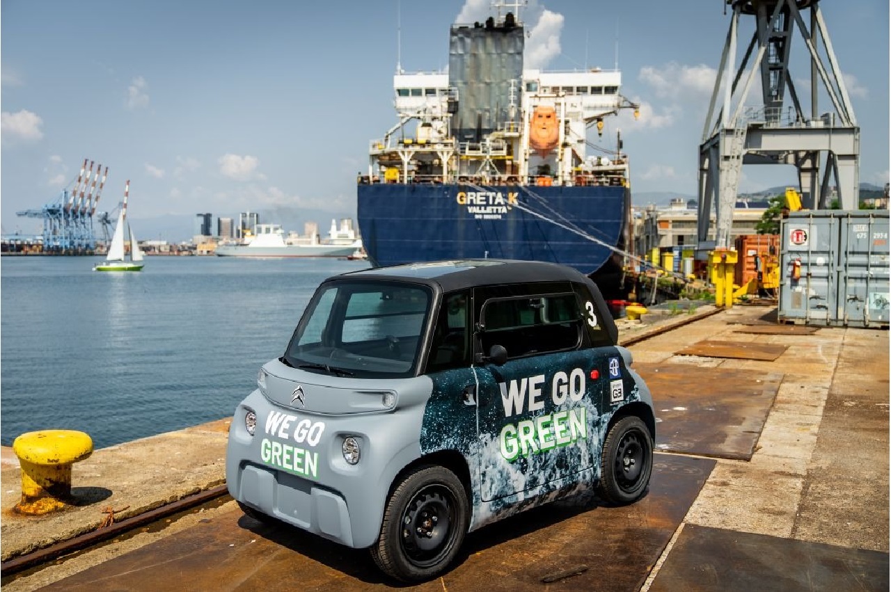 Citroën Ami entra nella flotta del cantiere navale San Giorgio nel Porto a Genova