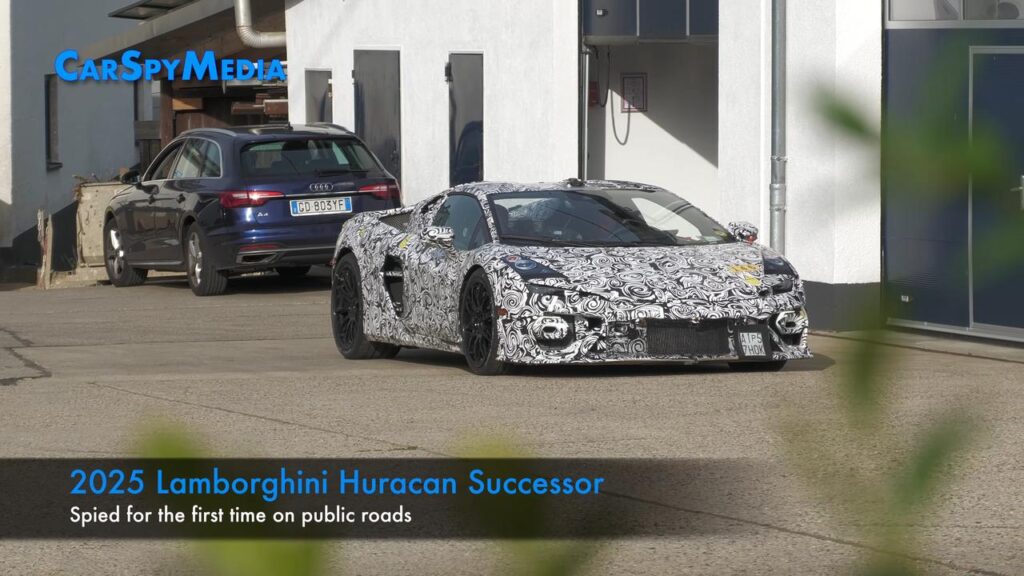 Lamborghini Huracan: il successore si mostra nel suo primo VIDEO SPIA