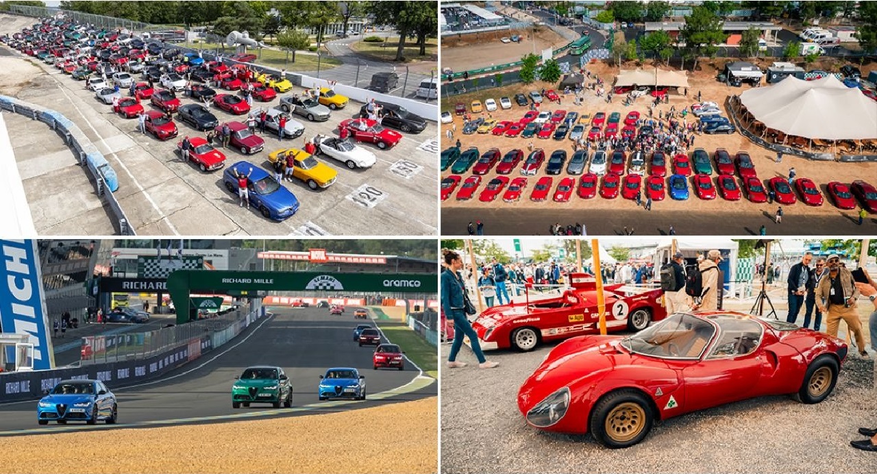 Nuova Giulia e Stelvio Quadrifoglio debuttano alla 2° Edizione dei Tribe Days alla Le Mans Classic