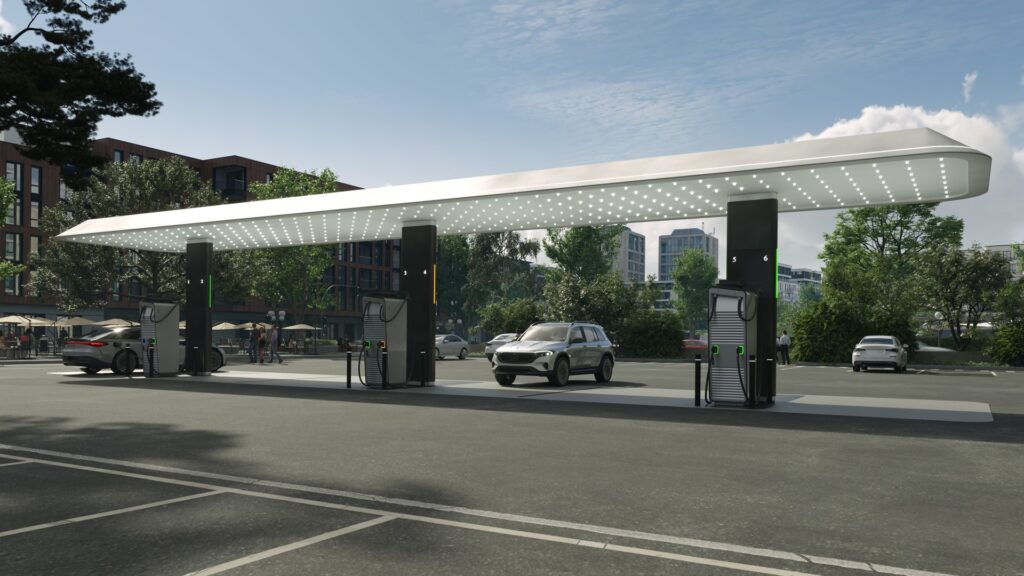 ricarica mercedes stazione 