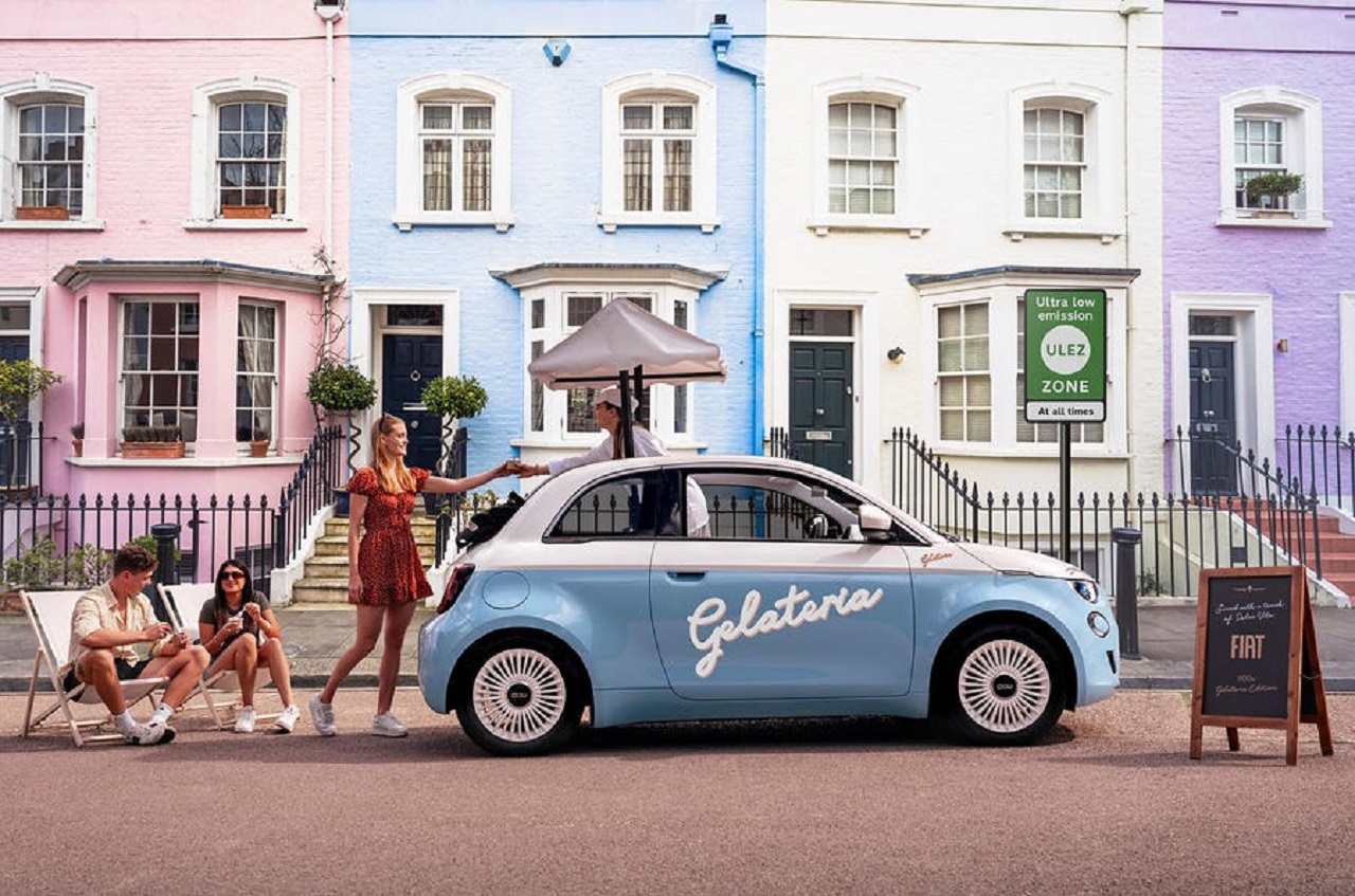 Fiat 500e Gelateria: la piccola elettrica che fa il gelato