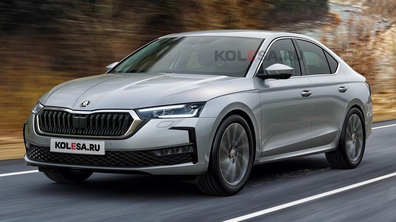 Skoda Octavia 2024 render Kolesa