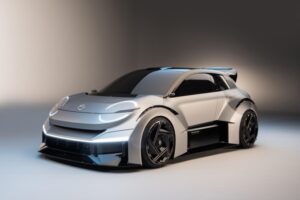 Nissan Concept 20-23: futuristica city car elettrica con look da auto per le corse online [FOTO e VIDEO]