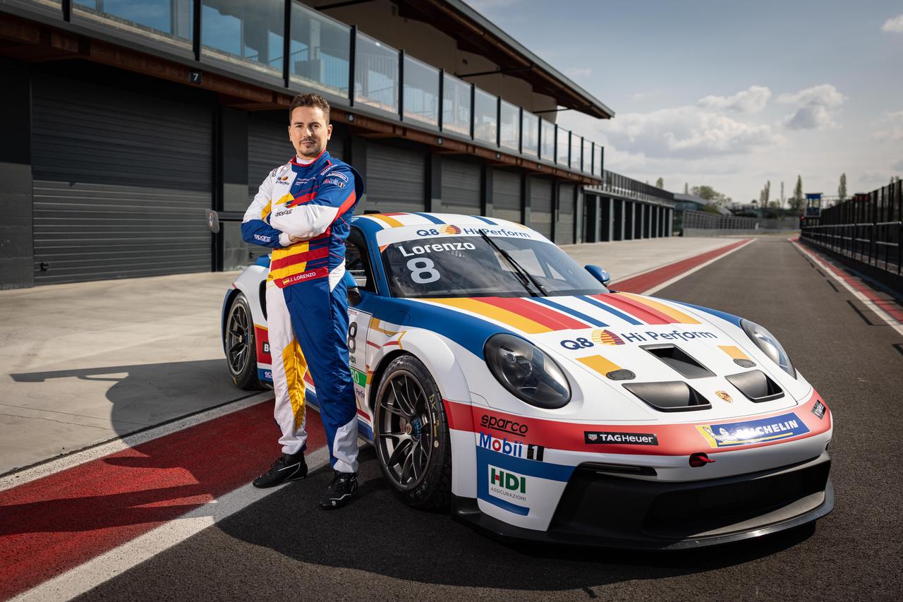 Porsche Carrera Cup Italia 2023: Jorge Lorenzo e Q8 Hi Perform sono pronti per la gara a Monza