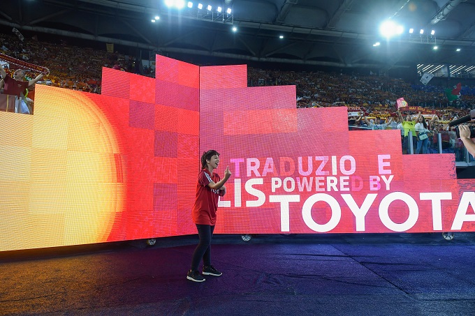 Toyota e Kinto supportano l’iniziativa della Roma a favore dei tifosi con problemi di udito