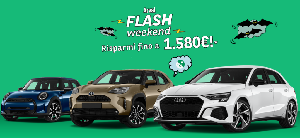 Arval: arrivano le offerte del Flash Weekend dedicato ad Halloween