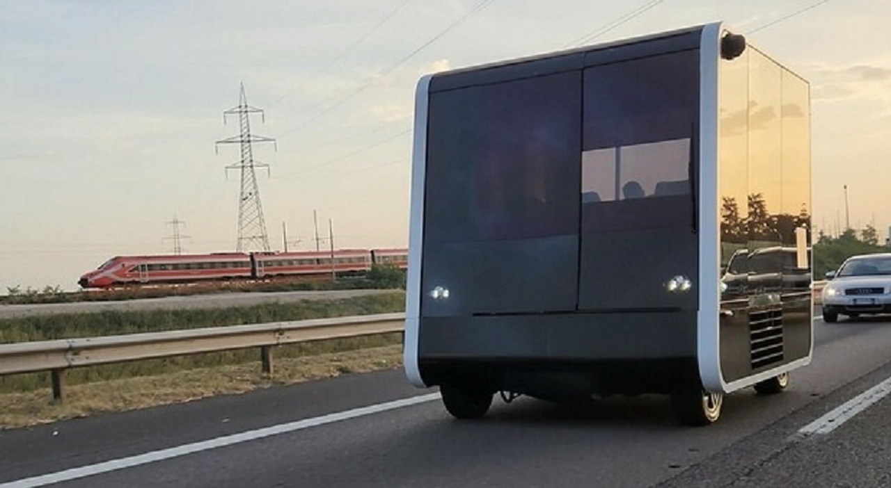 Next: il Bus del futuro ha fatto il suo debutto in autostrada