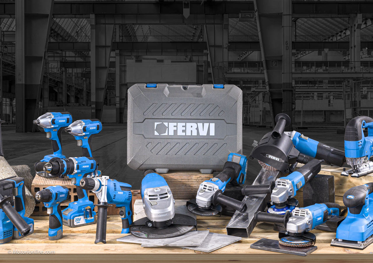 Fervi lancia la nuova linea di elettroutensili a filo e batteria