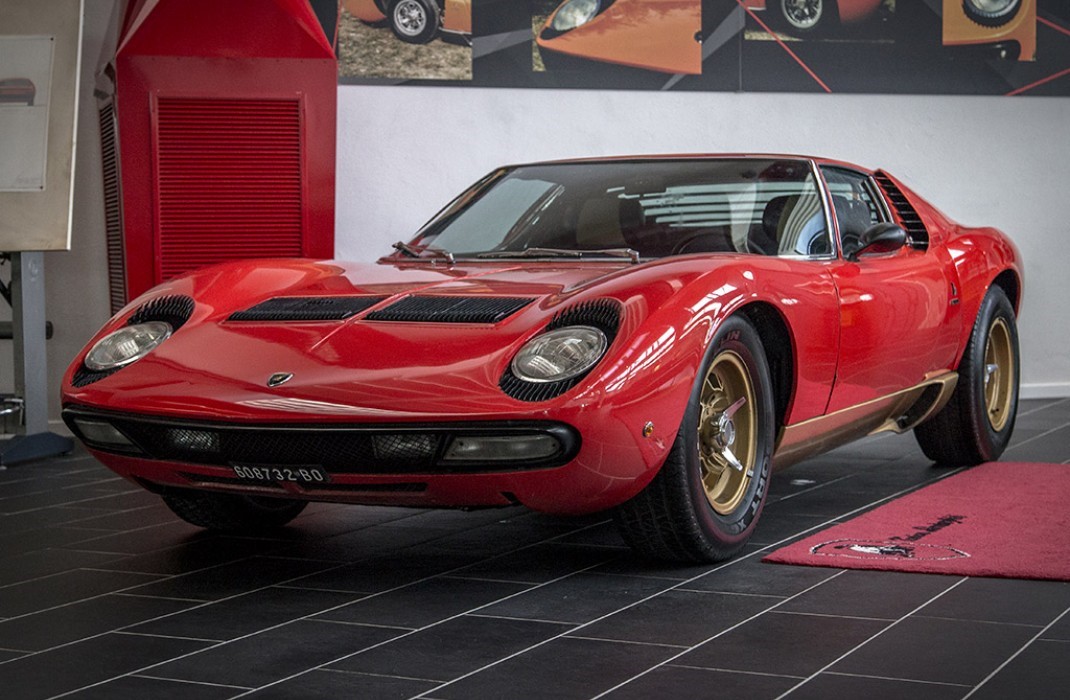 L’esclusivo prototipo della Miura SV di Ferruccio Lamborghini a Bologna Fiere