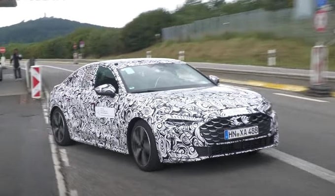 Audi S5 Sportback 2025: VIDEO SPIA del prototipo al Nurburgring
