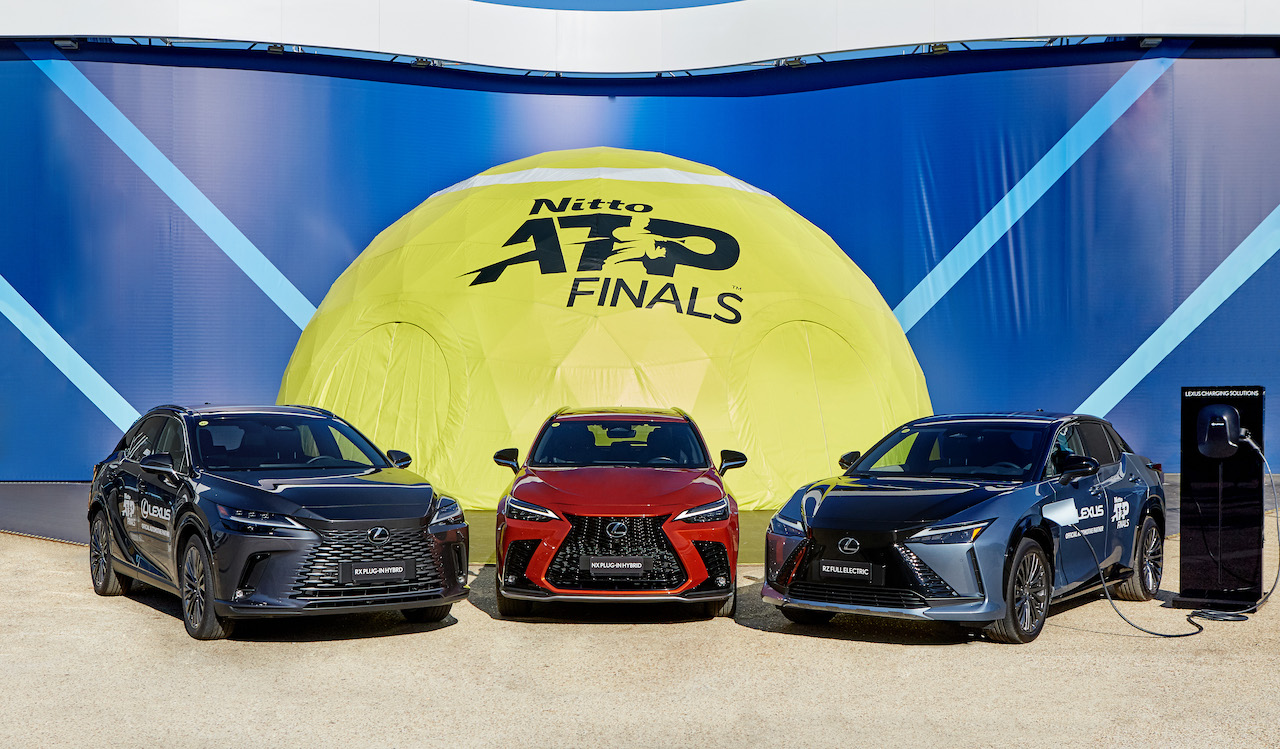 Lexus: con LBX e la gamma elettrificata alle ATP Finals di Torino