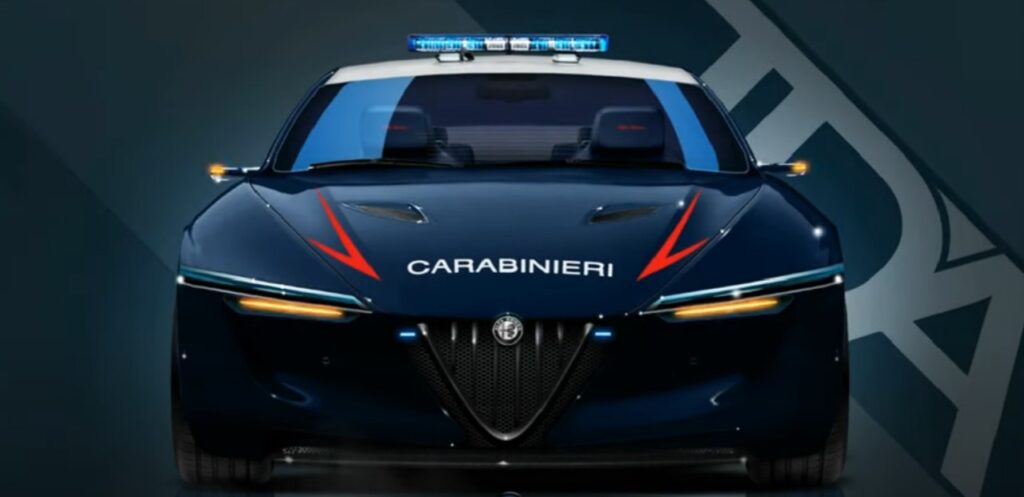 Nuova Alfa Romeo Giulia Carabinieri 