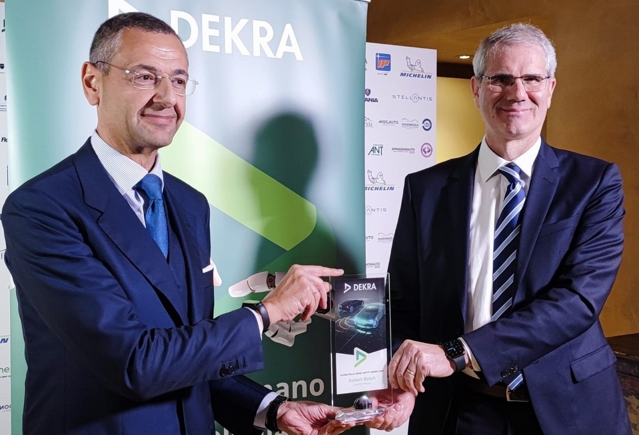 Bosch: è suo il Premio Internazionale “DEKRA Road Safety Award 2023”