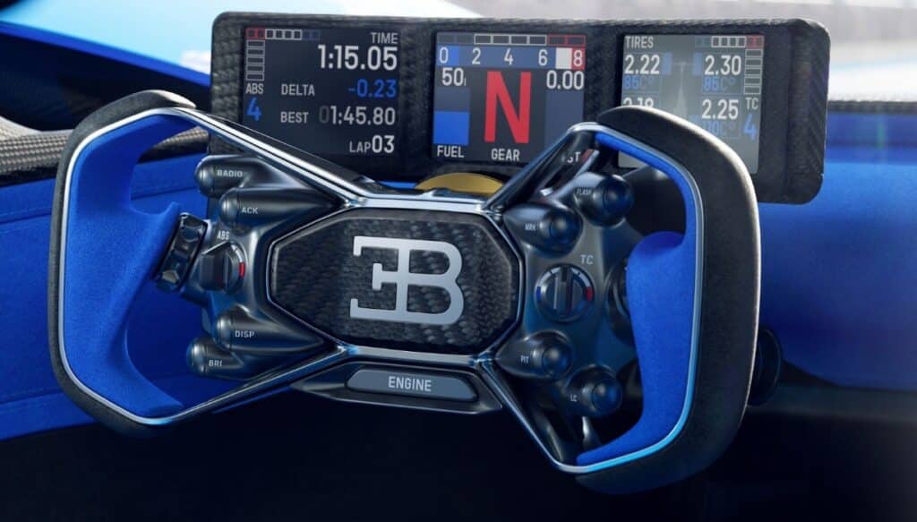 Bugatti Bolide: svelati gli interni per un’esperienza di guida unica