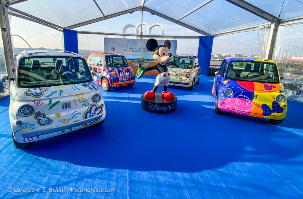 Fiat Topolino incontra… Topolino! Cinque one-off in collaborazione con Disney [FOTO e VIDEO]