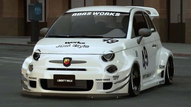 Abarth 595 e Liberty Walk: una collaborazione che cambia le regole del tuning