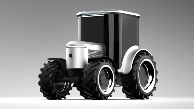 Apple Tractor Pro: il fantasioso mezzo agricolo per contadini high-tech [RENDER]