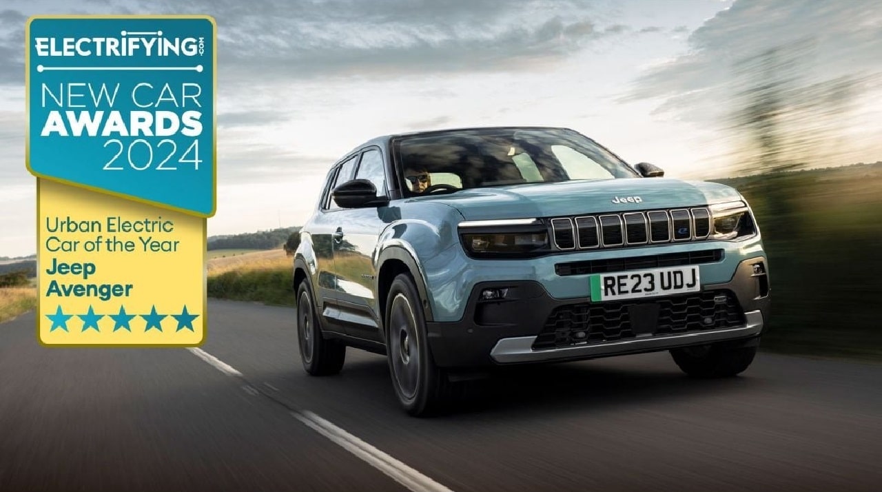 Jeep Avenger è il nuovo ‘Urban electric car of the year’