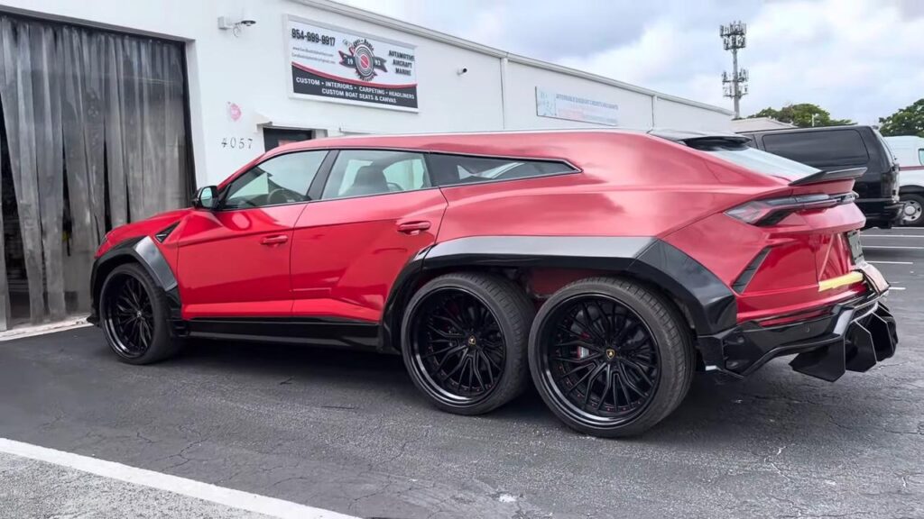 Lamborghini Urus 6×6: il super SUV di lusso diventa un veicolo 6×6 [VIDEO]