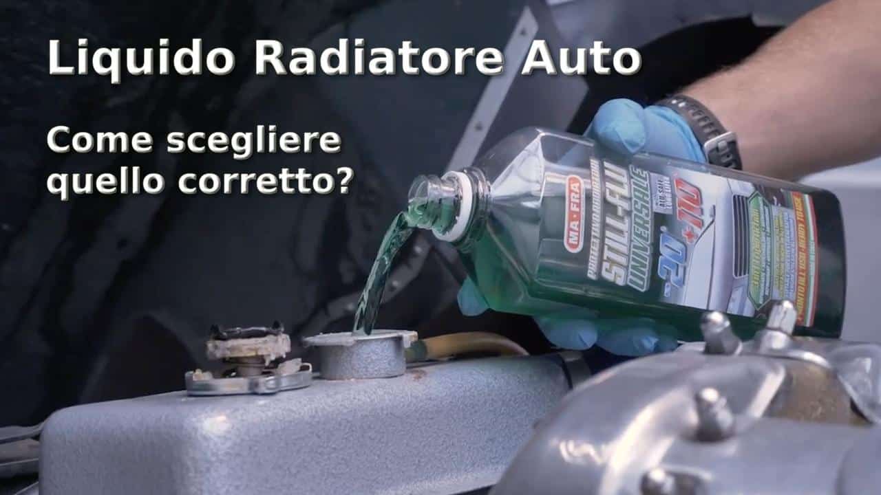 Liquido radiatore auto: le proposte di Mafra