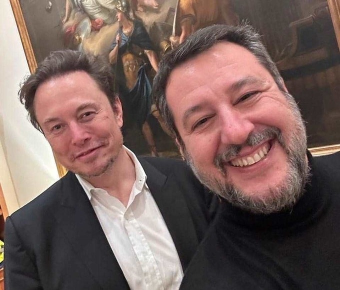 Salvini, colloquio con Musk al MiT parlando di mobilità, nucleare e ponte sullo Stretto