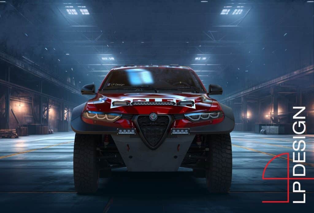 Alfa Romeo Tonale DKR: il Biscione è pronto per la Dakar? [RENDER]