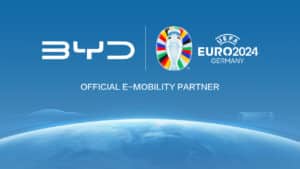 BYD: partner ufficiale per la mobilità elettrica ad Euro 2024